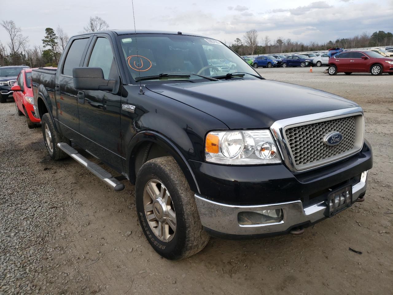 FORD F150 SUPER 2005 with VIN 1FTPW14505FA73575 - Photo from auction