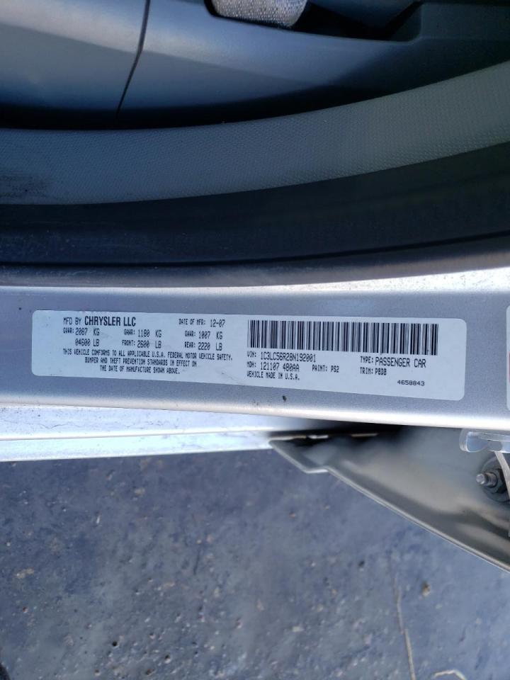 Photo 10 from auction – 2008 CHRYSLER SEBRING TO with VIN 1C3LC56R28N192001