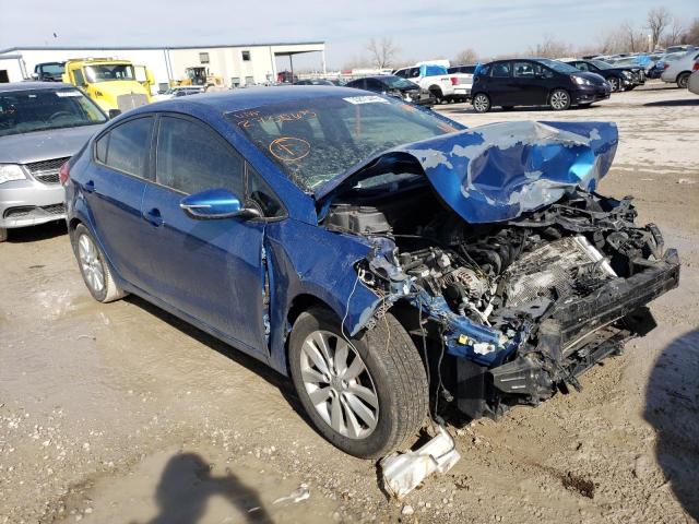 KIA FORTE LX 2015 with VIN KNAFX4A67F5275065 - Photo from auction
