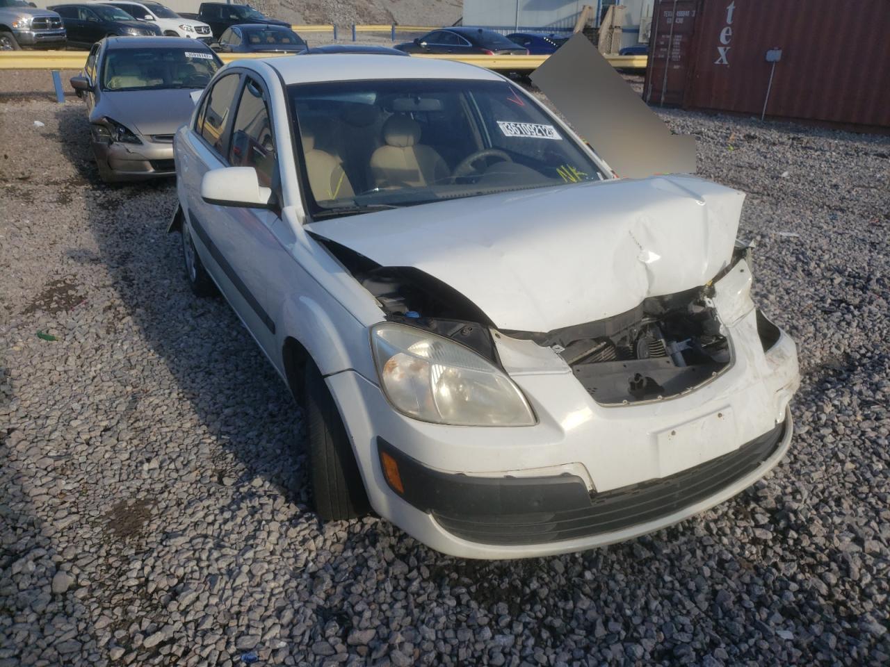 KIA RIO BASE 2008 with VIN KNADE123086299849 - Photo from auction