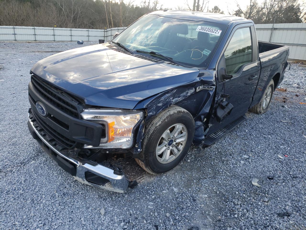 Photo 2 from auction – 2018 FORD F150 with VIN 1FTMF1CP7JKD28360