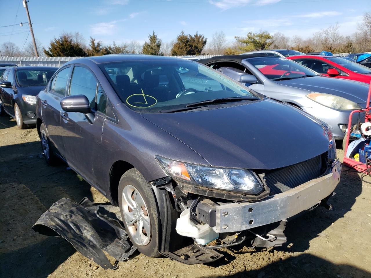 Photo 9 from auction – 2015 HONDA CIVIC LX with VIN 19XFB2F55FE233973