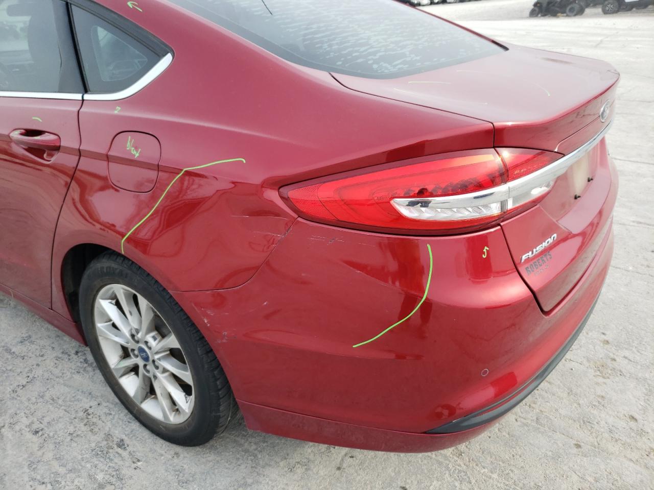Photo 9 from auction – 2017 FORD FUSION SE with VIN 3FA6P0H79HR186923
