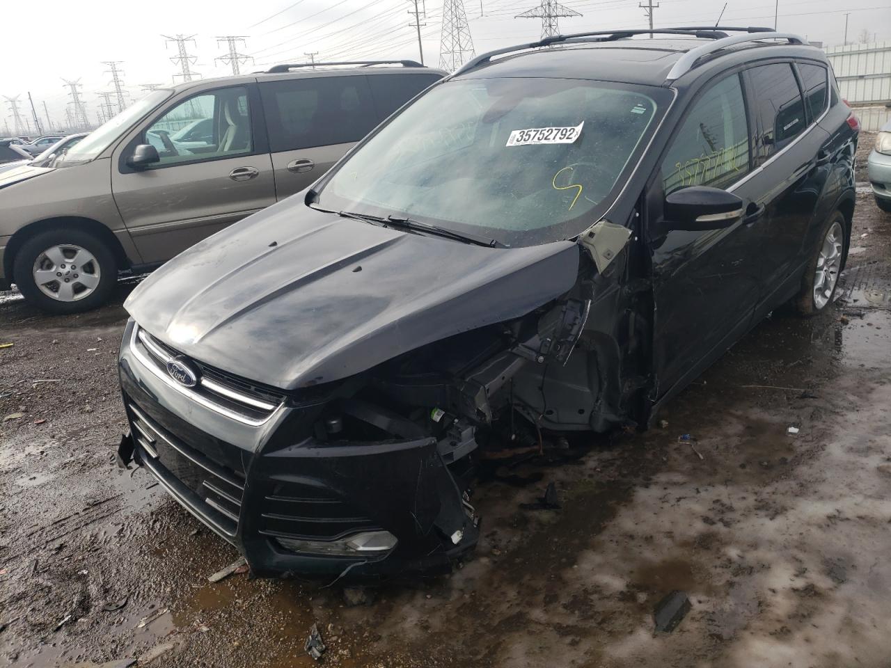 Photo 2 from auction – 2013 FORD ESCAPE TIT with VIN 1FMCU9J92DUD50159