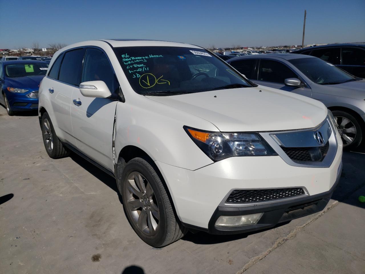 Photo 1 from auction – 2012 ACURA MDX ADVANC with VIN 2HNYD2H67CH536451