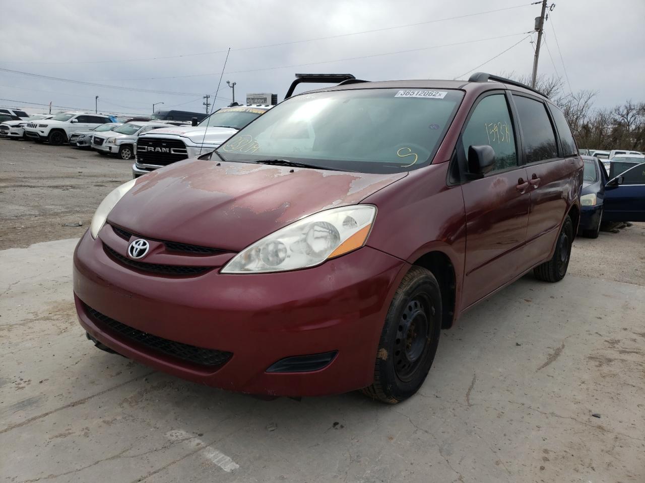 Photo 2 from auction – 2009 TOYOTA SIENNA CE with VIN 5TDZK23C99S288064