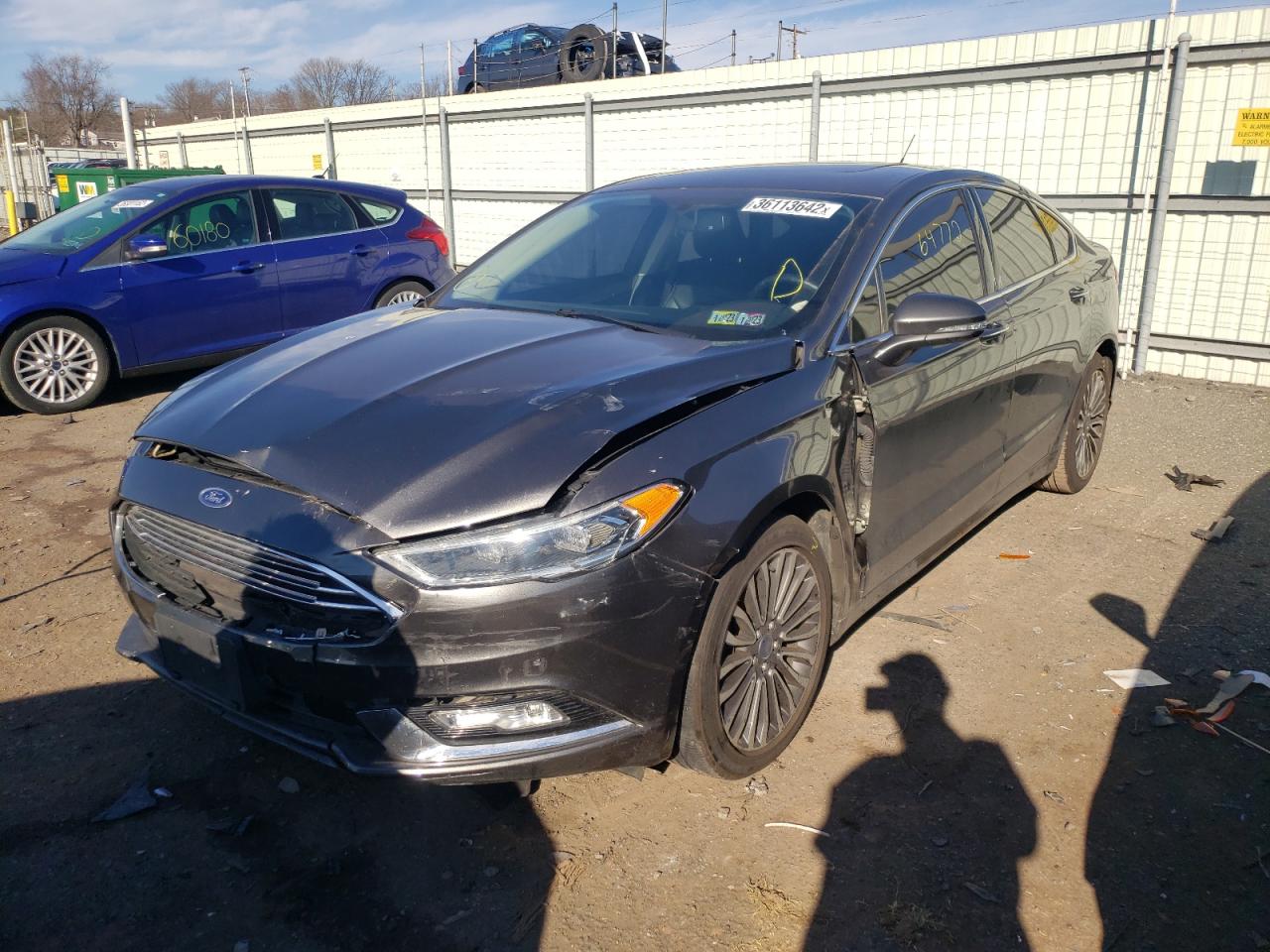 Photo 2 from auction – 2017 FORD FUSION SE with VIN 3FA6P0T92HR118519