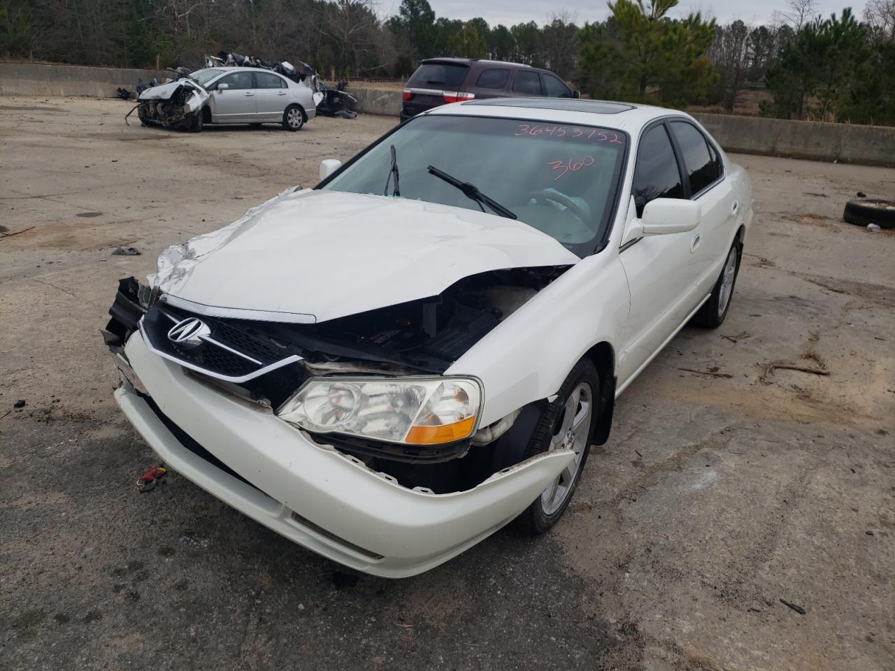 Photo 2 from auction – 2003 ACURA 3.2TL TYPE with VIN 19UUA56853A044262