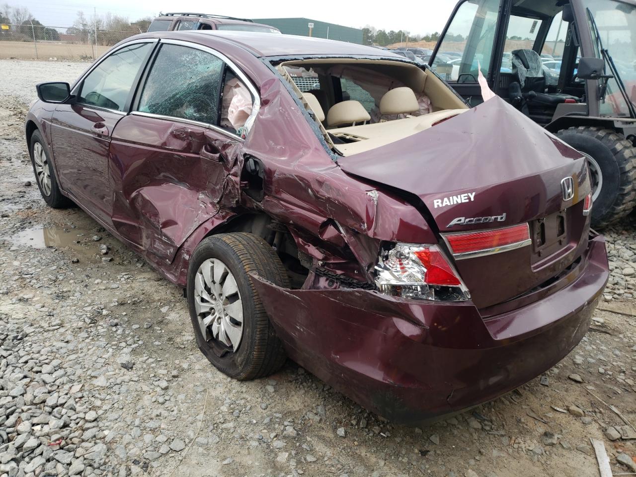 Photo 3 from auction – 2012 HONDA ACCORD LX with VIN 1HGCP2F36CA038676