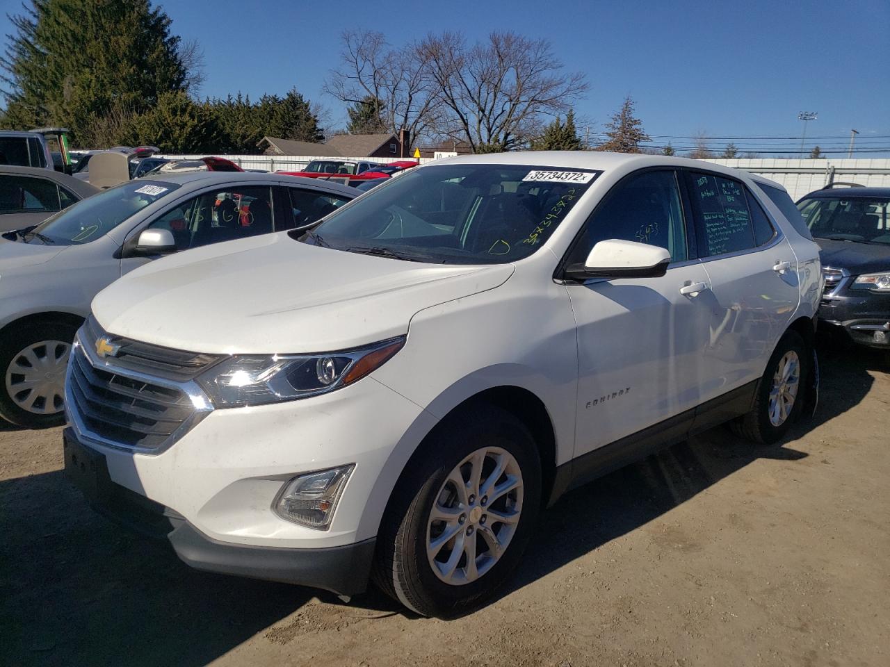 Photo 2 from auction – 2018 CHEVROLET EQUINOX LT with VIN 3GNAXJEV1JS500759