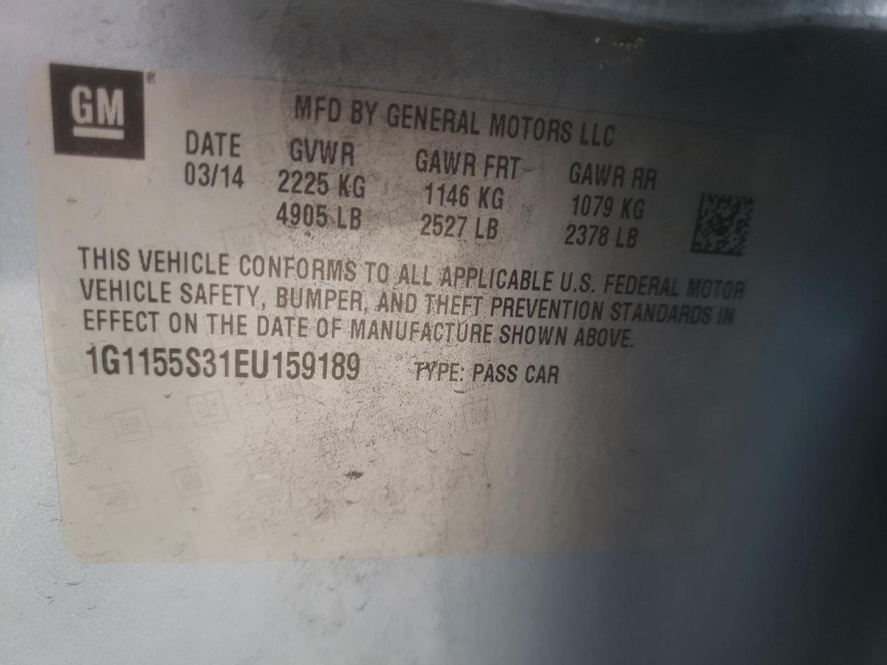 Photo 10 from auction – 2014 CHEVROLET IMPALA LTZ with VIN 1G1155S31EU159189
