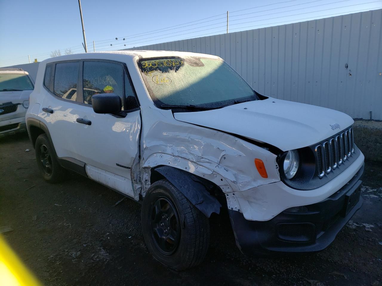 JEEP RENEGADE S 2017 with VIN ZACCJBAB1HPG29861 - Photo from auction
