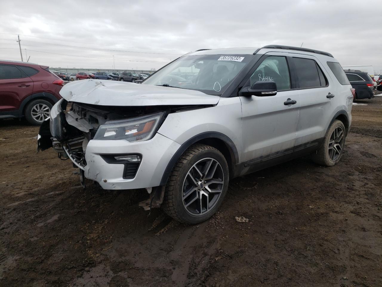 Photo 2 from auction – 2018 FORD EXPLORER S with VIN 1FM5K8GT3JGA86052