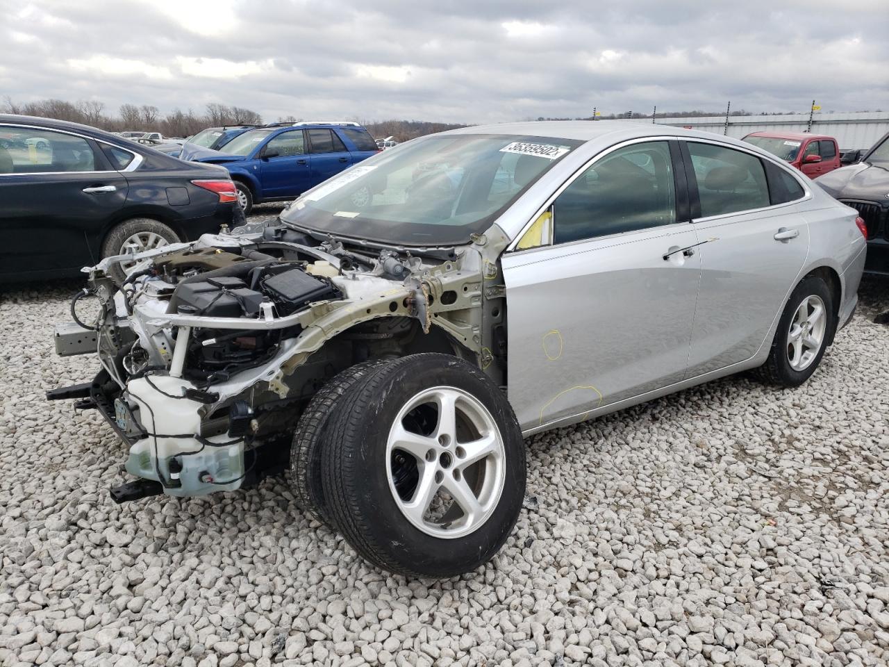 Photo 2 from auction – 2018 CHEVROLET MALIBU LS with VIN 1G1ZB5ST3JF284429