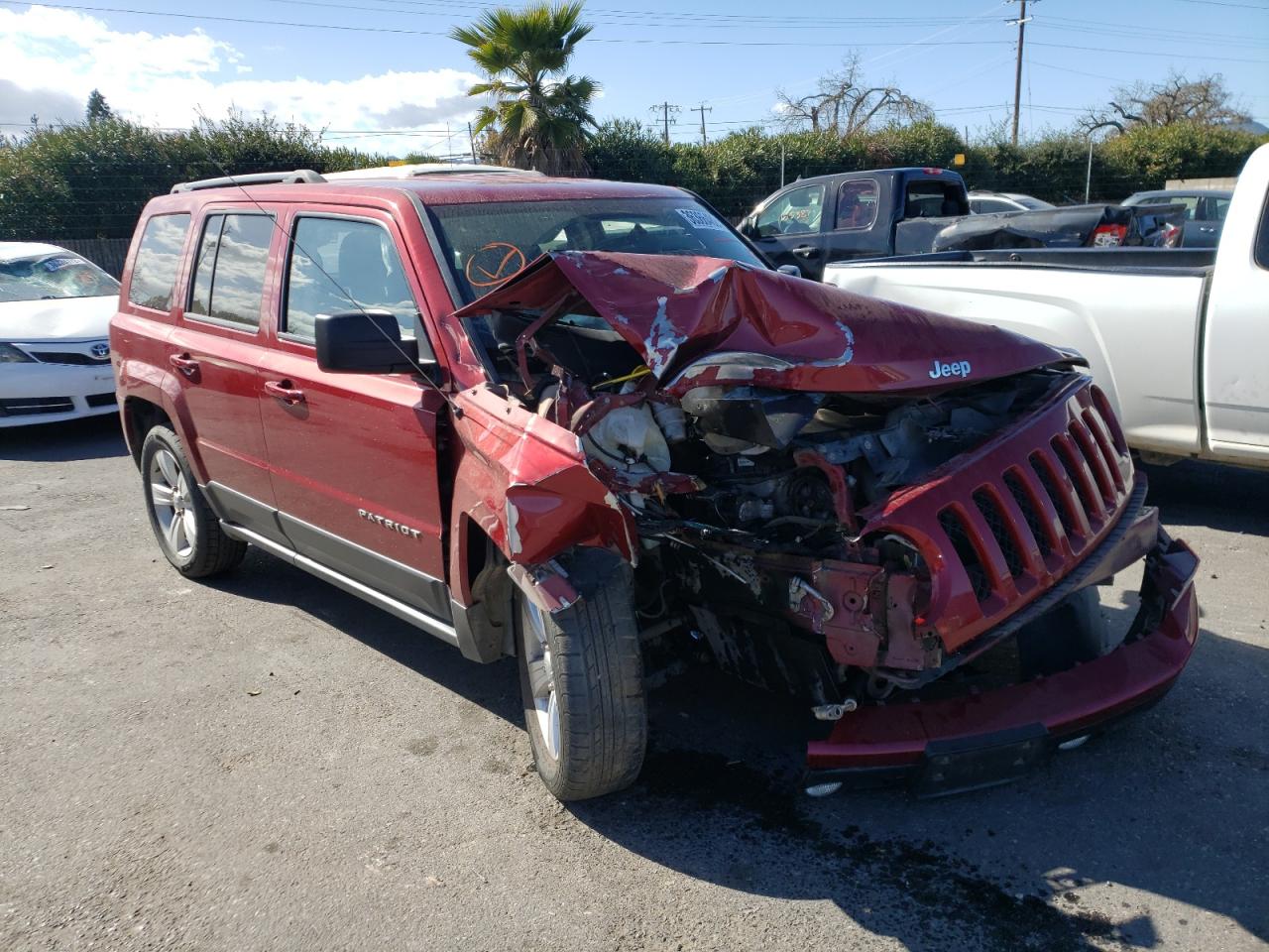 Photo 1 from auction – 2014 JEEP PATRIOT LA with VIN 1C4NJPFB7ED900592