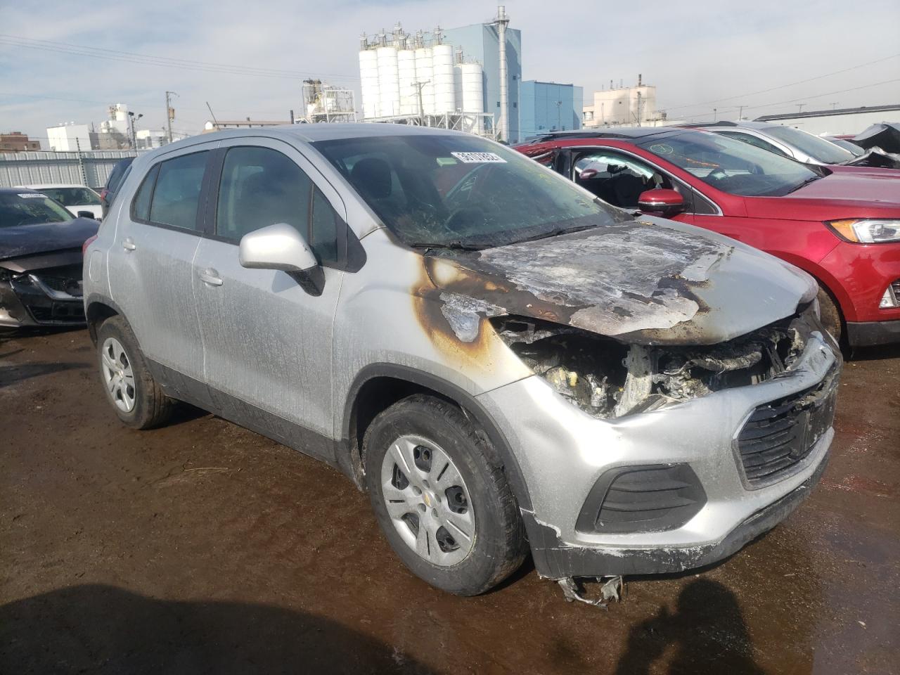 CHEVROLET TRAX LS 2017 with VIN KL7CJKSB5HB172719 - Photo from auction