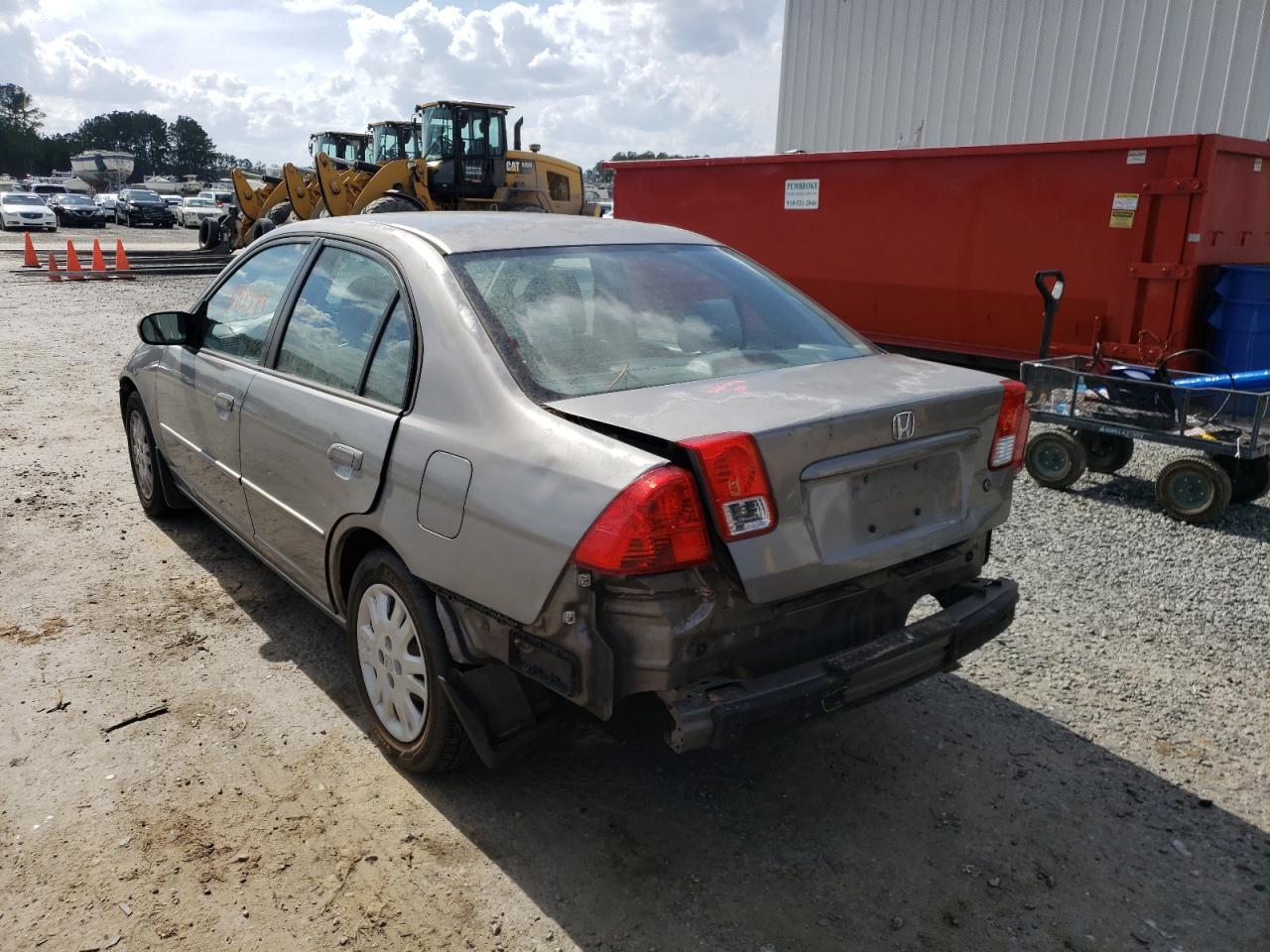 Photo 3 from auction – 2005 HONDA CIVIC LX with VIN 2HGES15515H614652