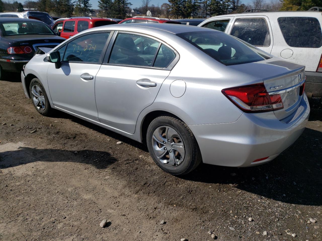 Фото 3 с аукциона – 2014 HONDA CIVIC LX с VIN 19XFB2F5XEE225091