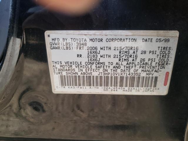 Photo 10 from auction – 1999 TOYOTA RAV4 with VIN JT3HP10V1X7143352