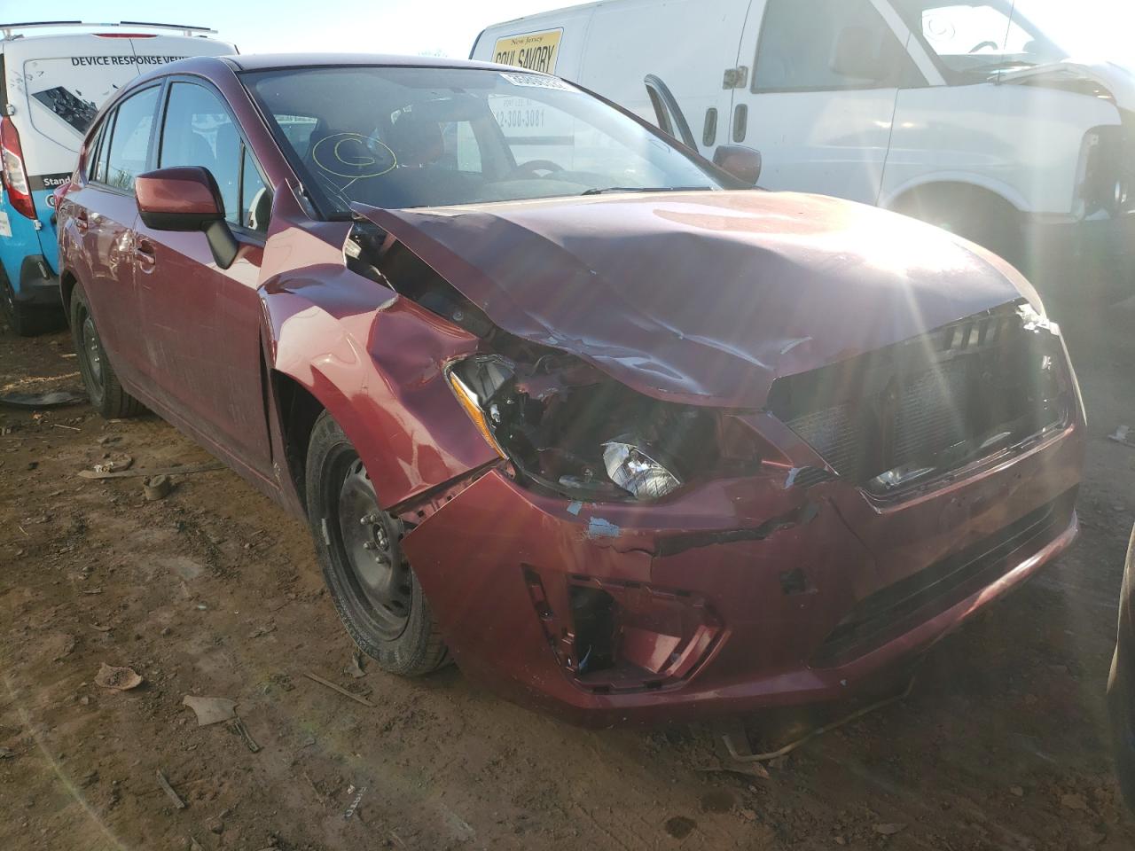 SUBARU IMPREZA PR 2012 with VIN JF1GPAC62CH228299 - Photo from auction