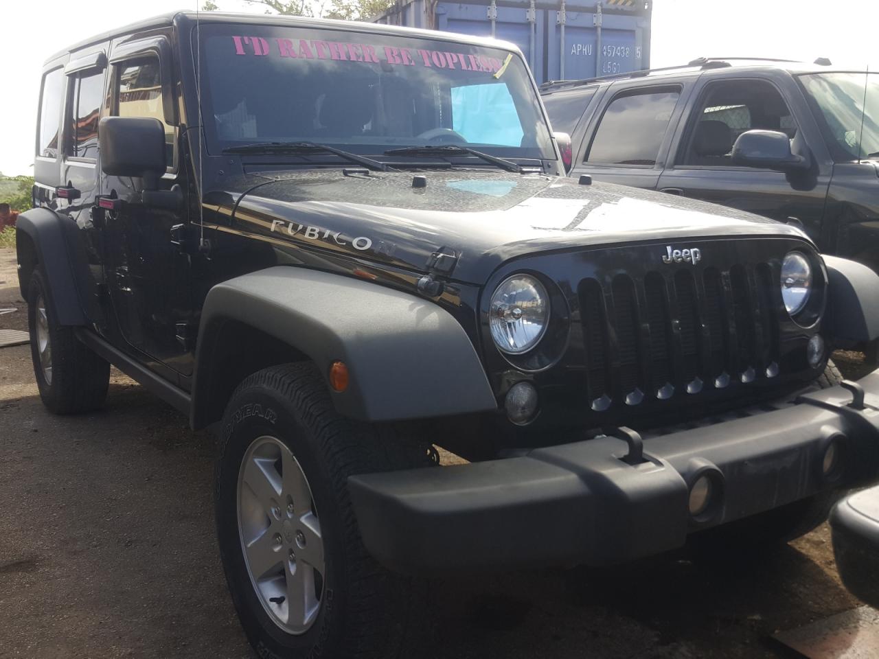 JEEP WRANGLER 2014 with VIN 1C4BJWFG8EL116050 - Photo from auction