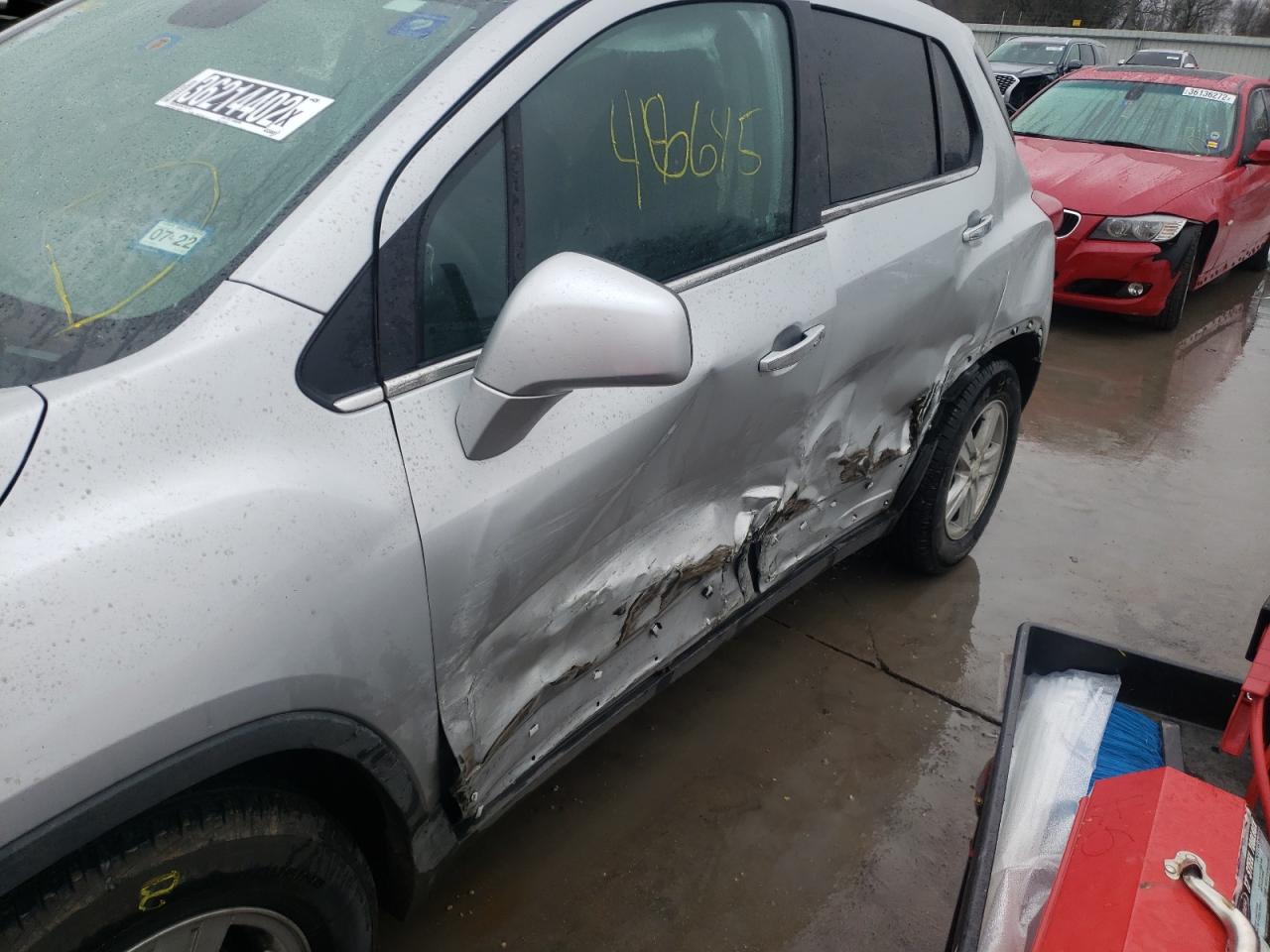 Photo 9 from auction – 2019 CHEVROLET TRAX 1LT with VIN 3GNCJLSB9KL373237