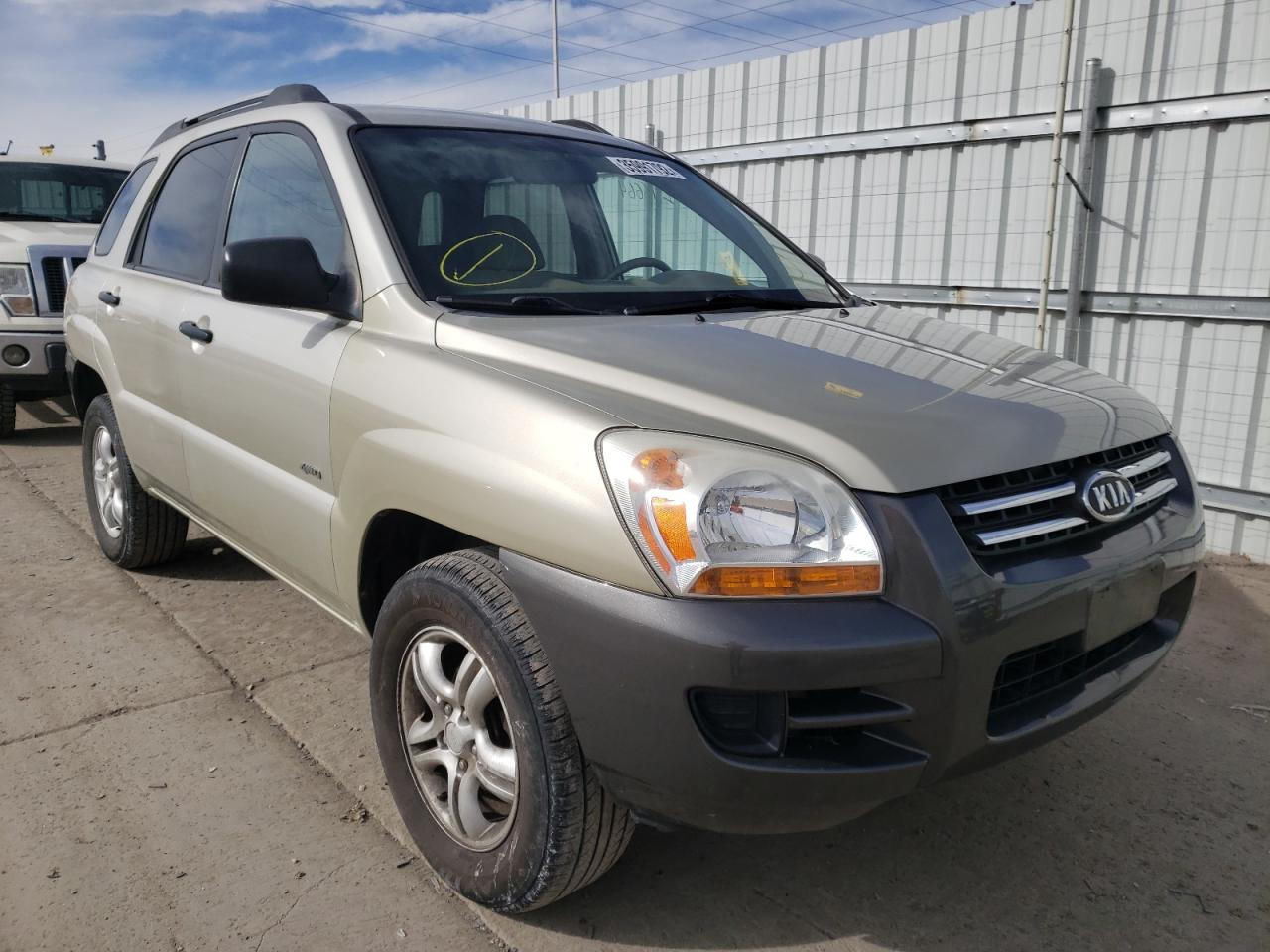 KIA SPORTAGE E 2007 with VIN KNDJE723577446636 - Photo from auction