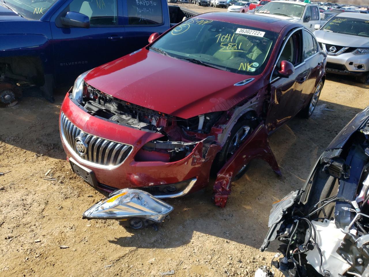 Photo 2 from auction – 2017 BUICK REGAL PREM with VIN 2G4GR5GX0H9113271