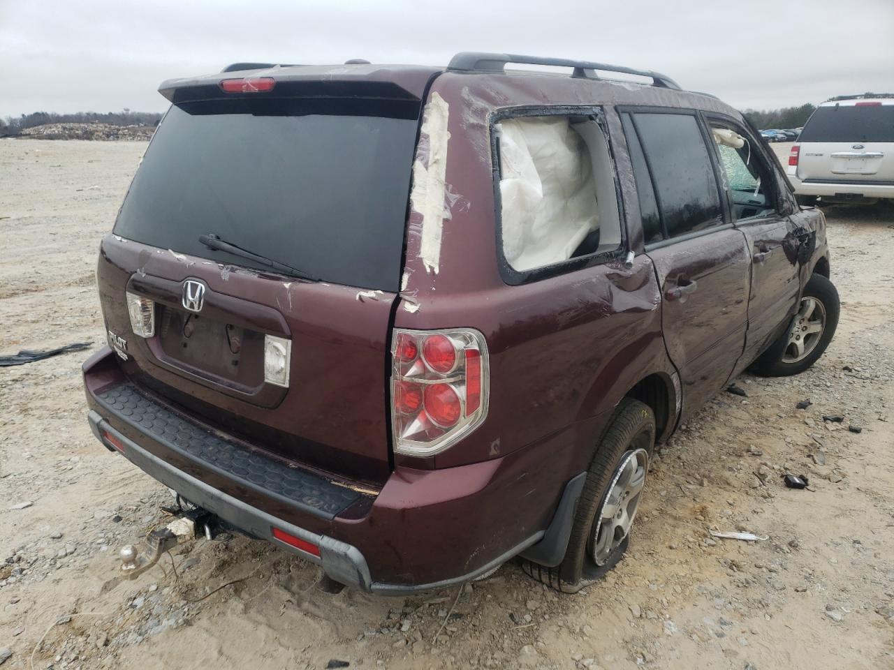 Photo 4 from auction – 2008 HONDA PILOT EXL with VIN 5FNYF28558B022084