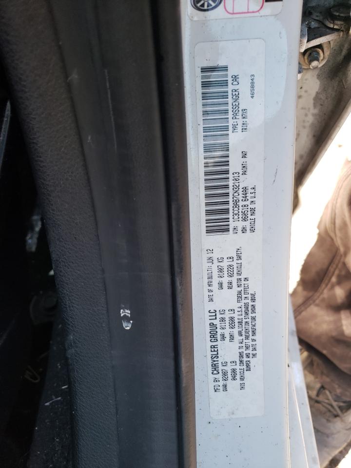 Photo 10 from auction – 2012 CHRYSLER 200 LX with VIN 1C3CCBAB7CN321013