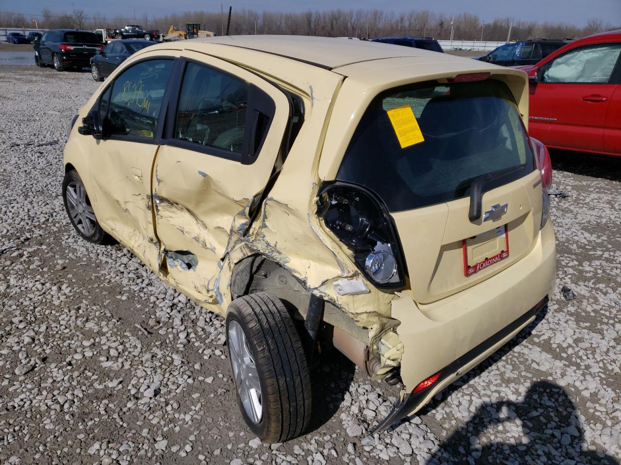 Photo 3 from auction – 2014 CHEVROLET SPARK with VIN KL8CB6S94EC465563