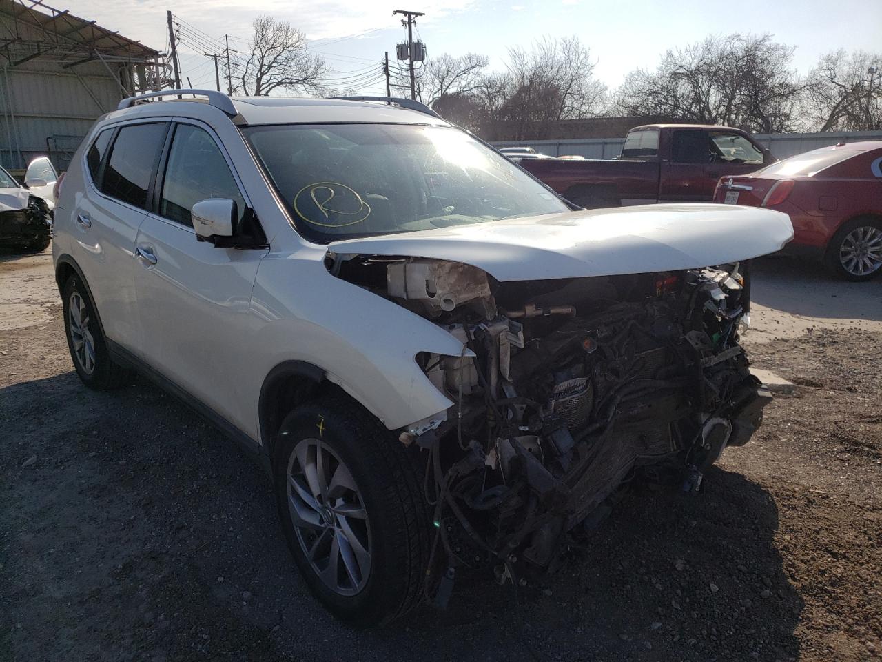 NISSAN ROGUE S 2015 with VIN 5N1AT2MT7FC765902 - Photo from auction