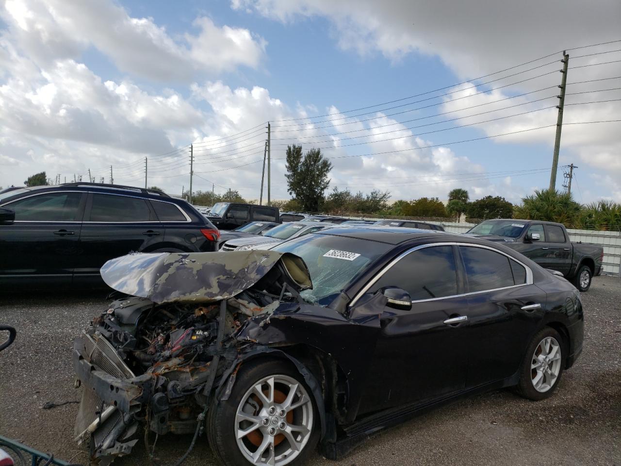 Photo 2 from auction – 2012 NISSAN MAXIMA S with VIN 1N4AA5AP7CC857872