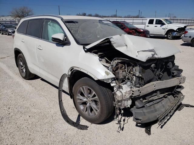 TOYOTA HIGHLANDER 2015 with VIN 5TDKKRFH6FS046152 - Photo from auction