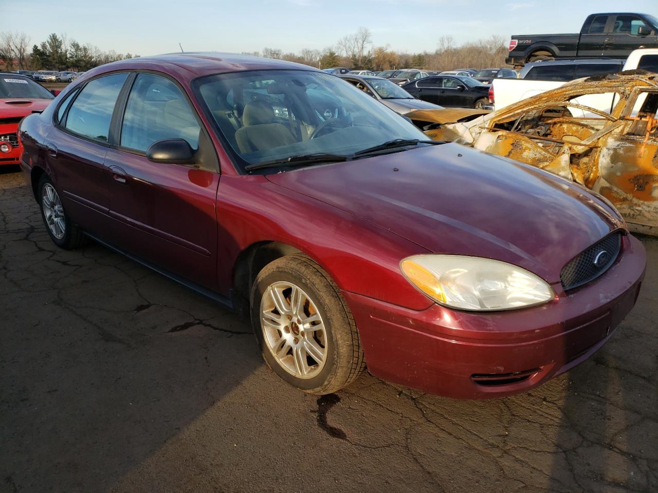 FORD TAURUS SE 2007 with VIN 1FAFP53U77A163739 - Photo from auction