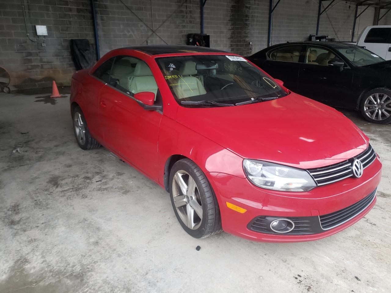 VOLKSWAGEN EOS LUX 2012 with VIN WVWFW7AHXCV012489 - Photo from auction