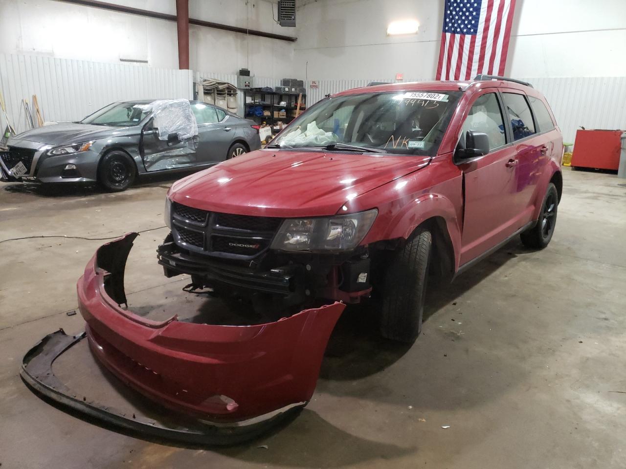Photo 2 from auction – 2020 DODGE JOURNEY SE with VIN 3C4PDCAB3LT199413