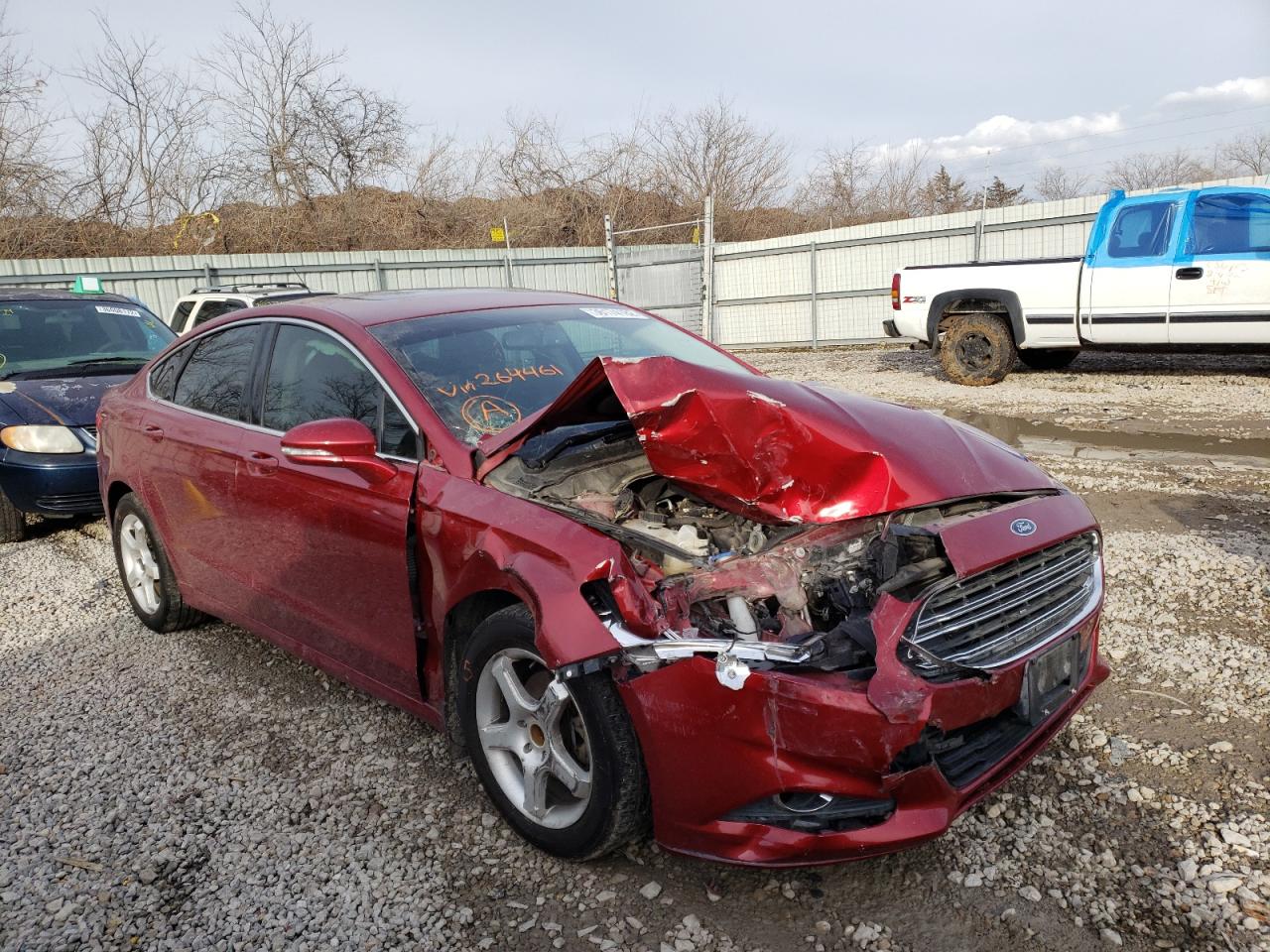 FORD FUSION SE 2016 with VIN 3FA6P0HD6GR143824 - Photo from auction