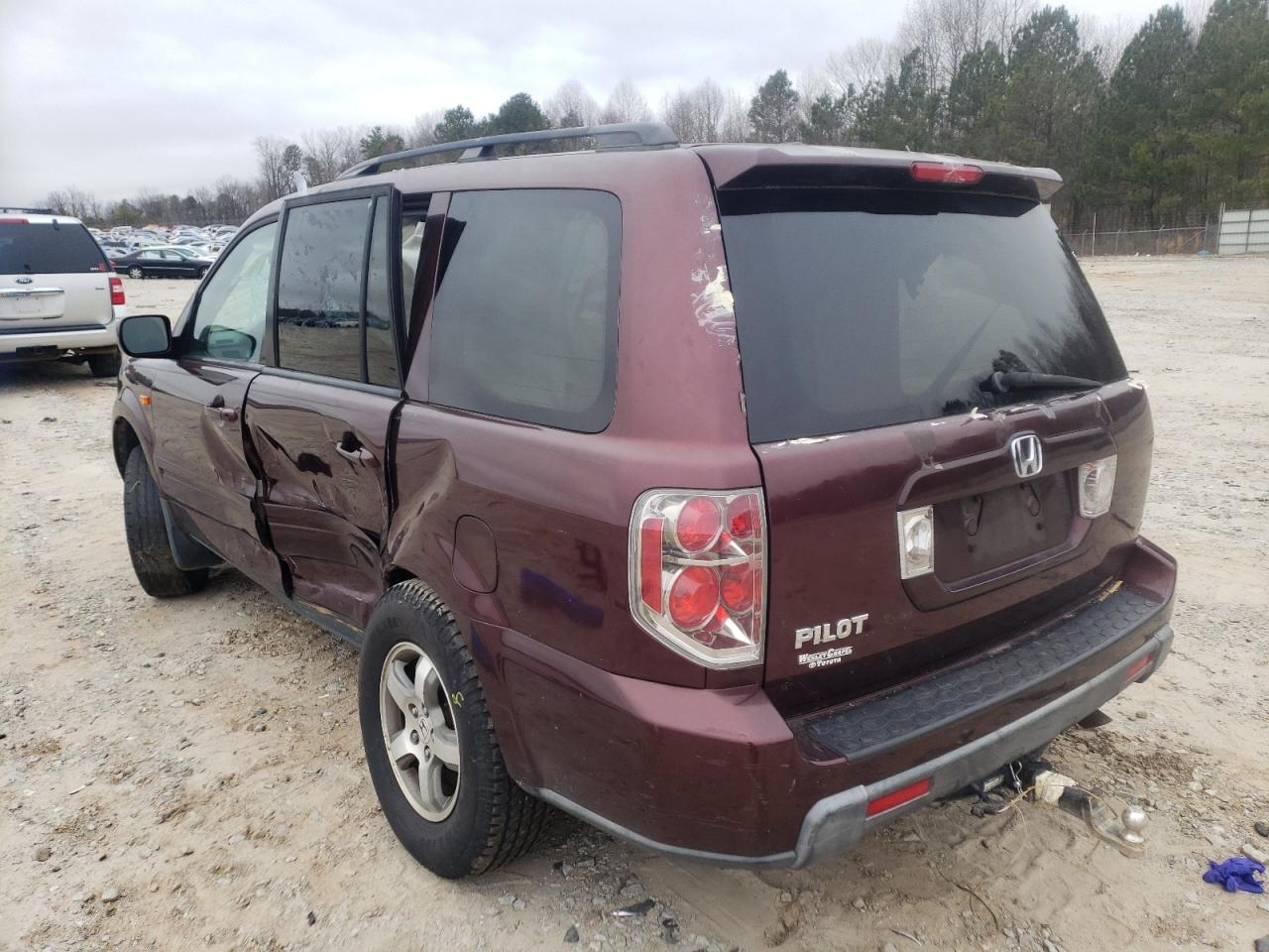 Photo 3 from auction – 2008 HONDA PILOT EXL with VIN 5FNYF28558B022084