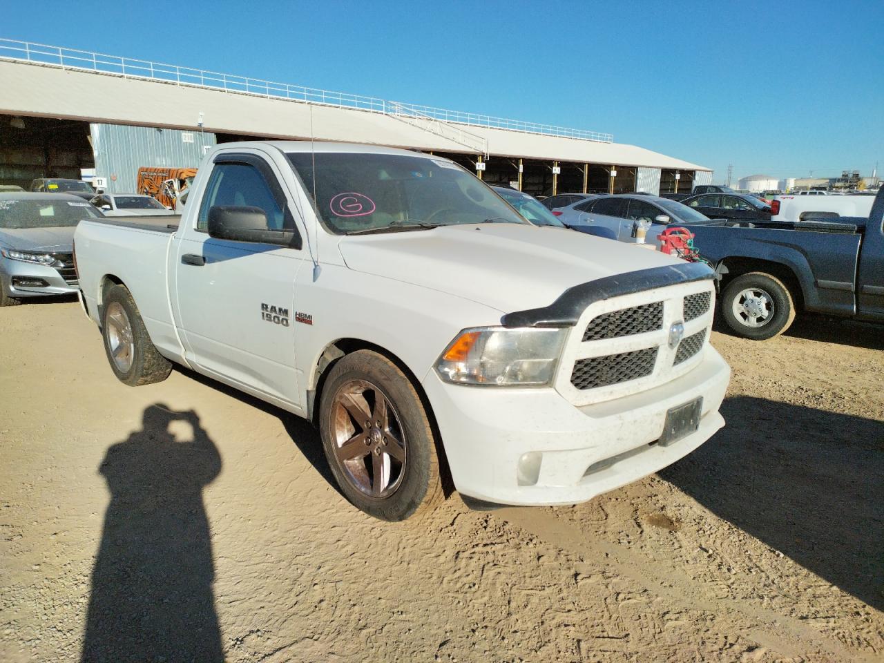RAM 1500 2013 with VIN 3C6JR6AT3DG569715 - Photo from auction