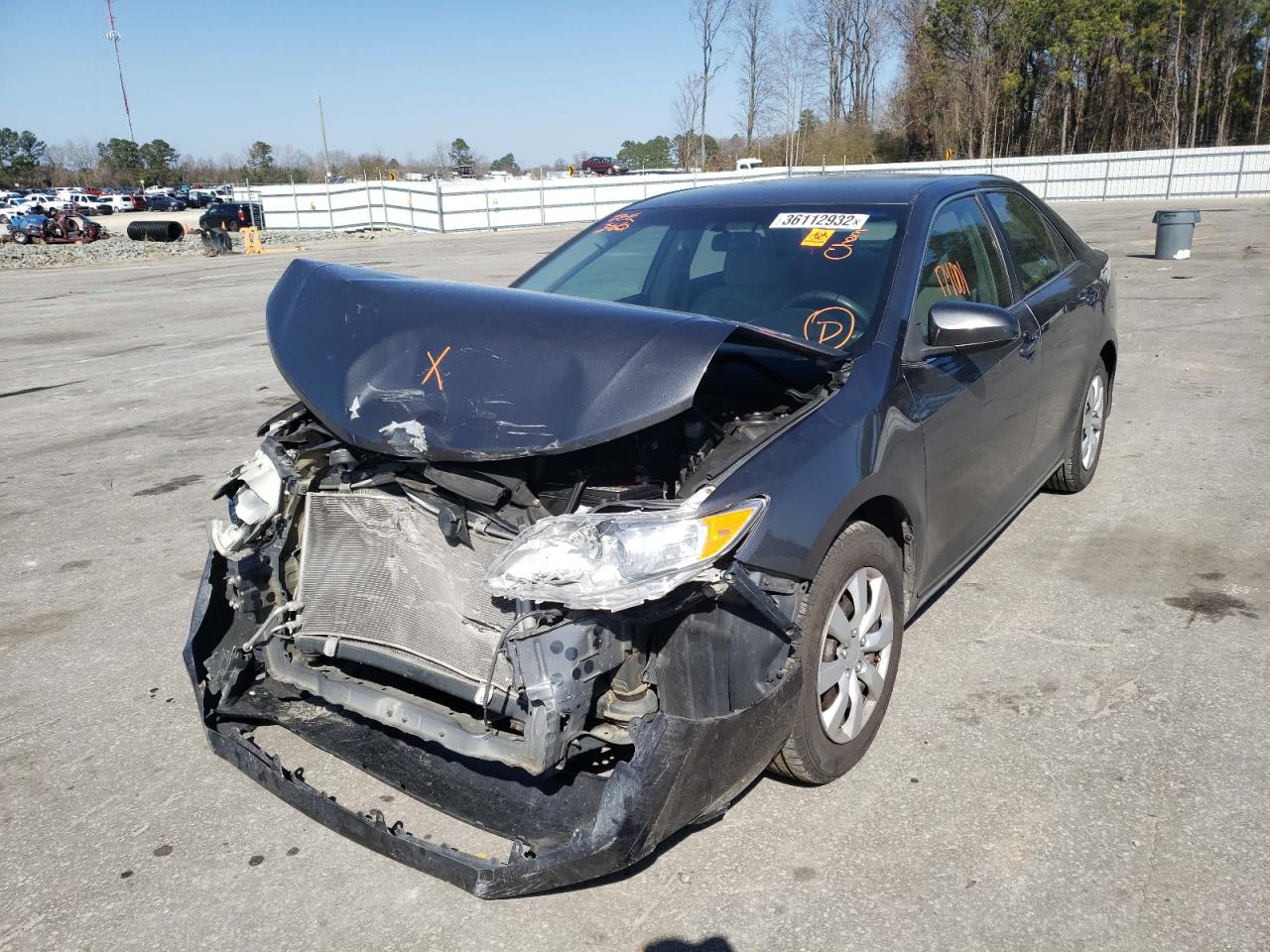 Photo 2 from auction – 2012 TOYOTA CAMRY BASE with VIN 4T1BF1FK6CU579722
