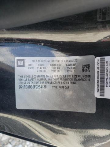 Photo 10 from auction – 2015 CHEVROLET CAMARO LT with VIN 2G1FD3D30F9284130