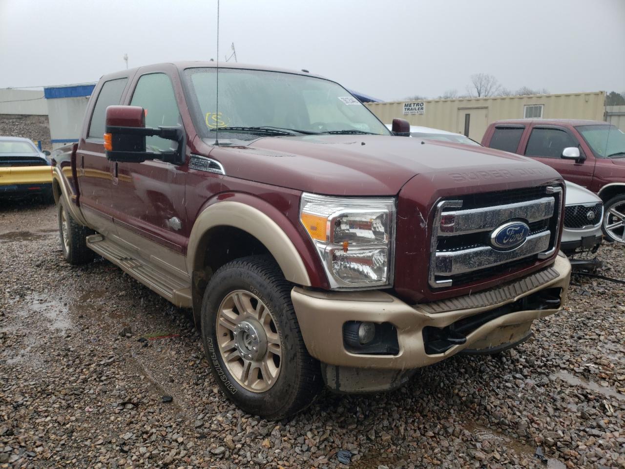 FORD F250 SUPER 2012 with VIN 1FT7W2BT8CEA36588 - Photo from auction