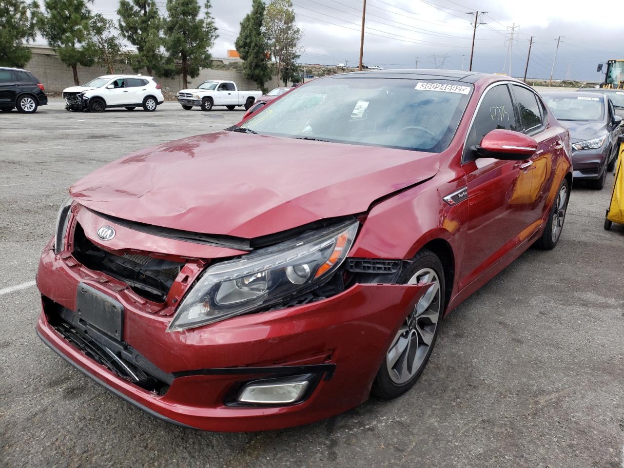 Photo 2 from auction – 2015 KIA OPTIMA SX with VIN 5XXGR4A67FG427147