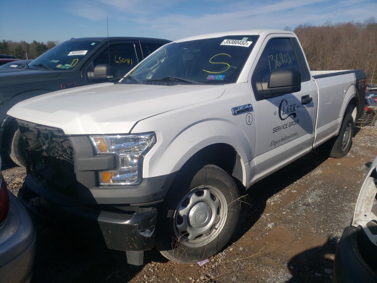 Photo 2 from auction – 2017 FORD F150 with VIN 1FTMF1C85HKC57467
