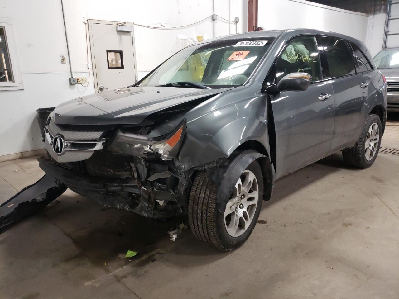 Photo 2 from auction – 2008 ACURA MDX with VIN 2HNYD28228H543666