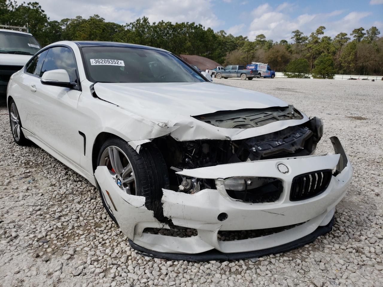 BMW 435 I 2015 with VIN WBA3R1C58FK194691 - Photo from auction