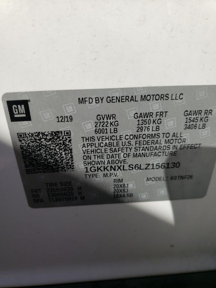 Photo 10 from auction – 2020 GMC ACADIA DEN with VIN 1GKKNXLS6LZ156130