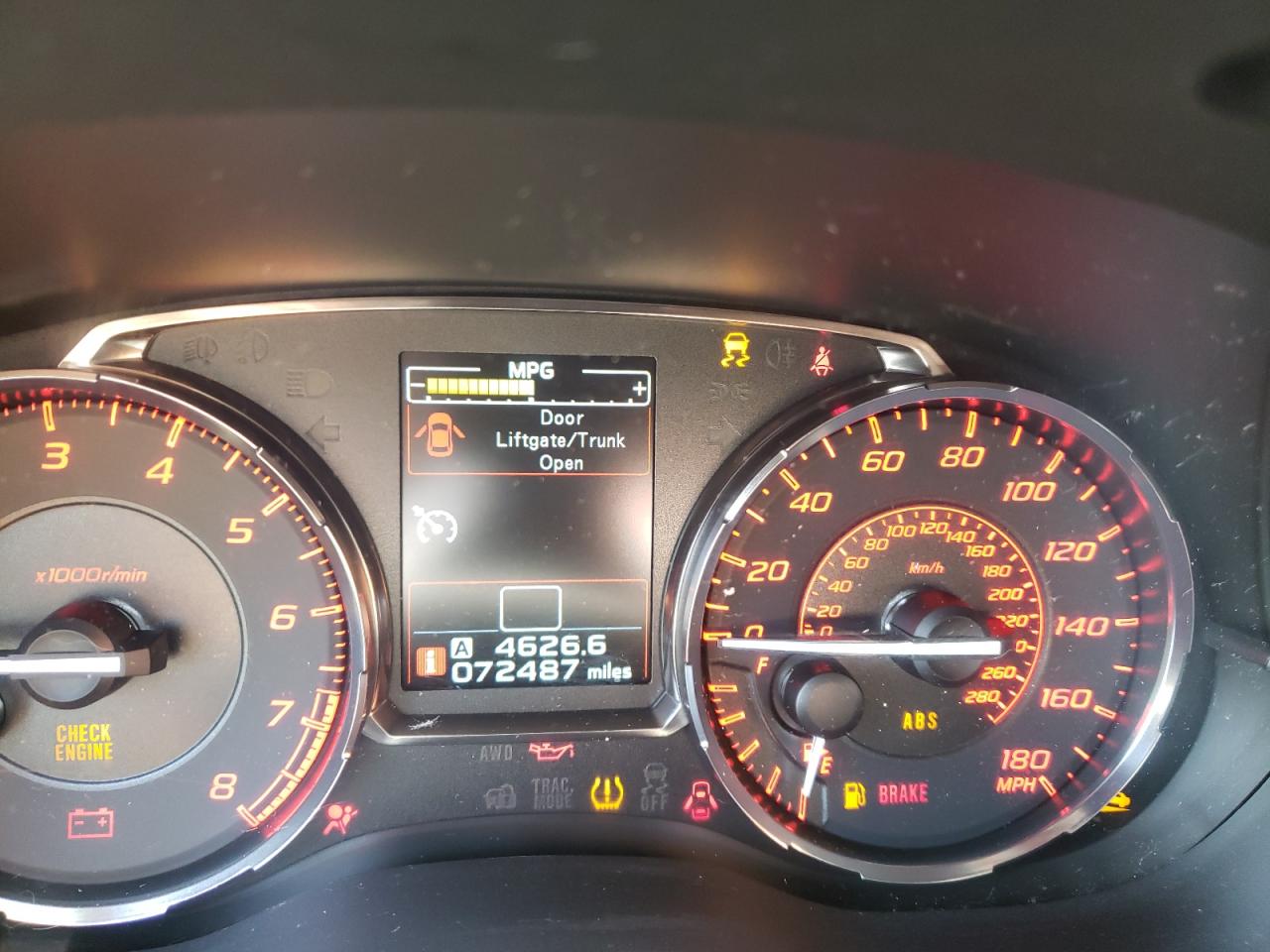 Photo 8 from auction – 2015 SUBARU WRX with VIN JF1VA1A61F9824370