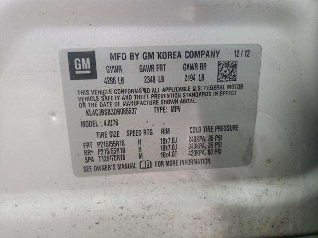Photo 10 from auction – 2013 BUICK ENCORE CON with VIN KL4CJBSB3DB085537